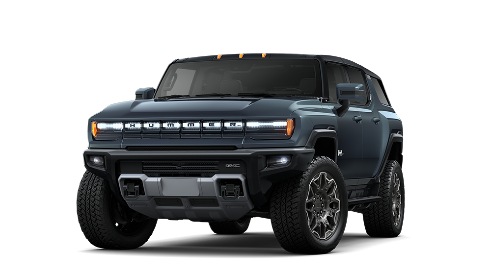 GMC HUMMER EV electric SUV combines the features of the HUMMER EV Pickup with the versatility of an SUV.
