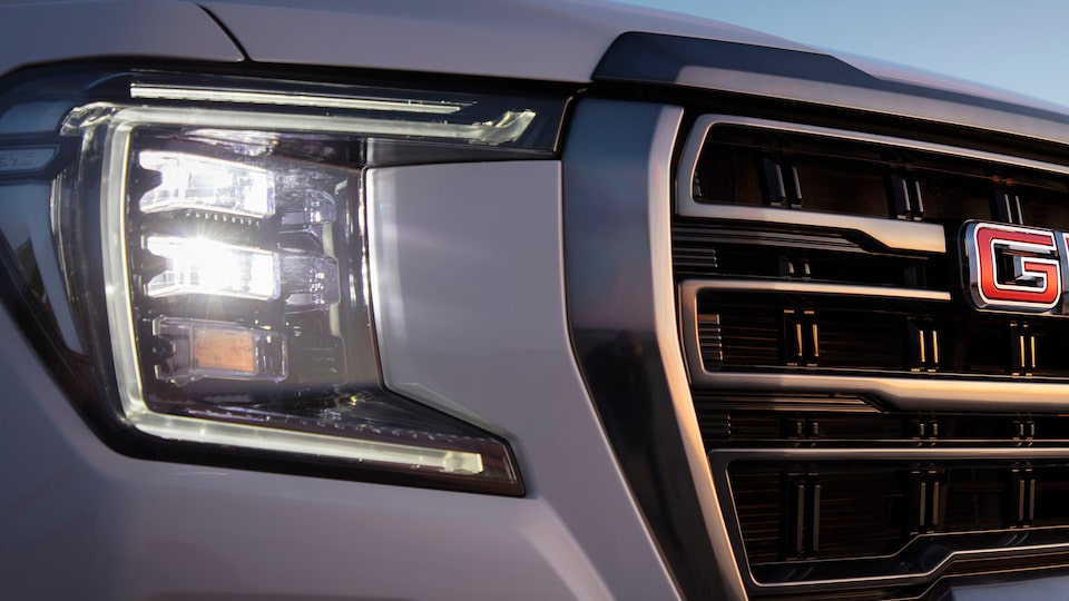 GMC Yukon safety headlamps feature.