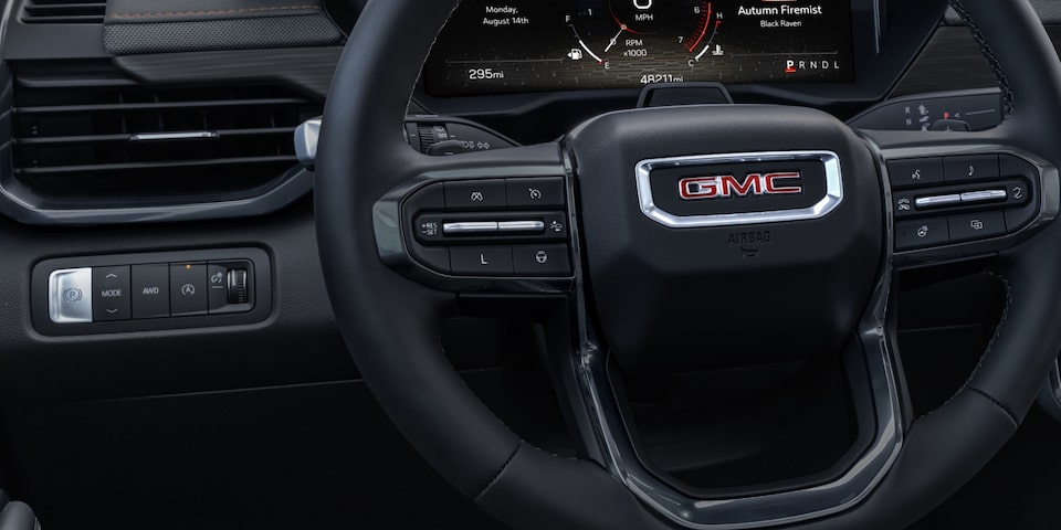 Integrated smart technologies on 2024 Acadia.