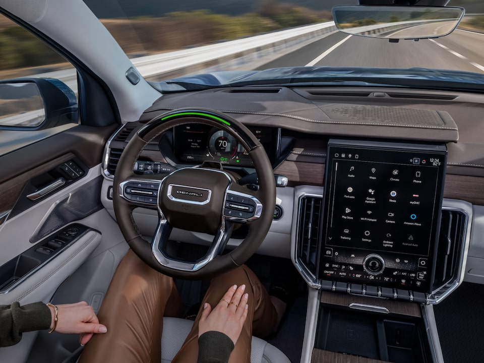 The Super Cruise Driver-Assistance Technology being used inside the 2024 GMC Acadia AT4.