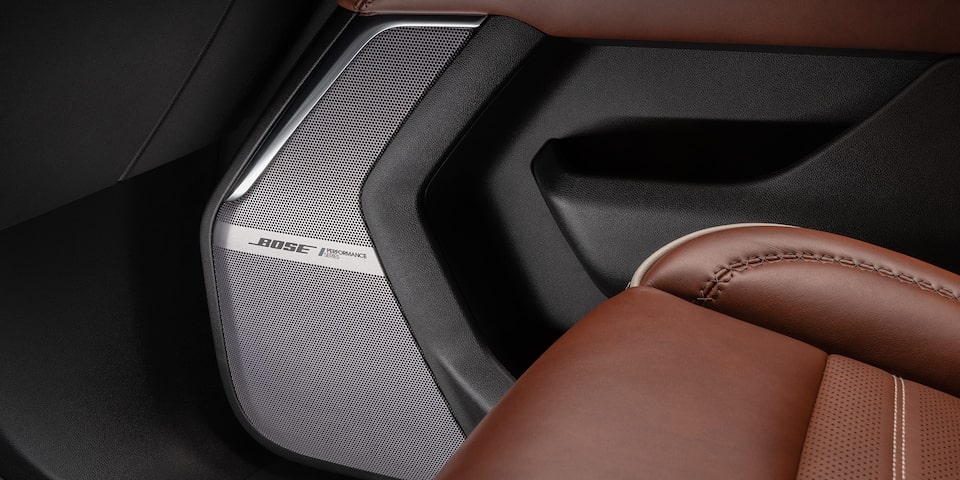 Premium Bose sound system on the 2024 GMC Yukon Denali Ultimate.