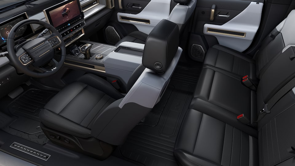 Lunar Horizon interior design of the GMC Hummer EV SUV.