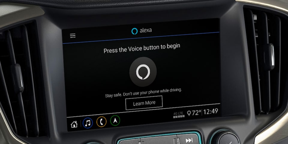 Alexa intégré dans le GMC Terrain Denali 2024.