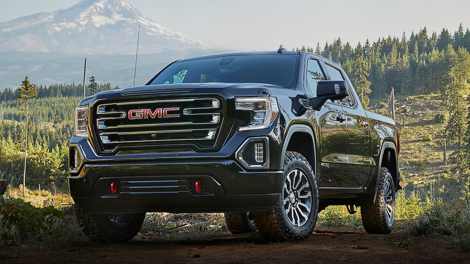 Exterior of the 2019 Sierra 1500 AT4.