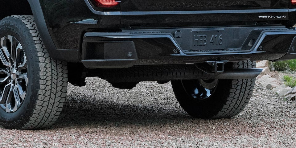 Close-up of the Rear Tailgate of the 2025 GMC Canyon AT4.