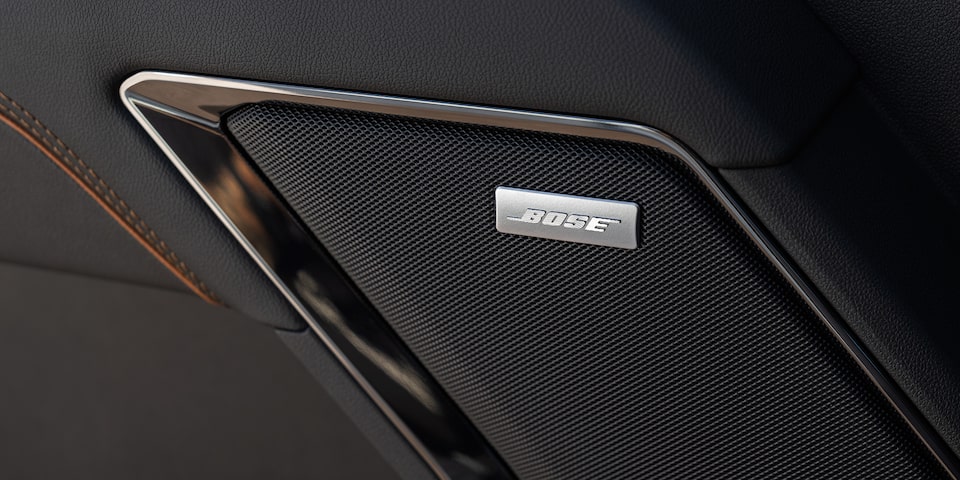 Close-up View of the Bose Speaker in a 2025 GMC Sierra HD Pro/SLE/SLT Truck.