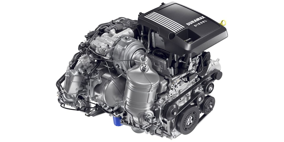 Moteur turbodiesel Duramax de 3,0 L.