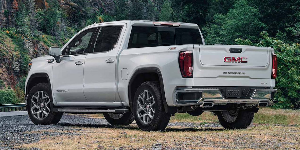 A Rear Side-Profile View of the GMC Sierra 1500