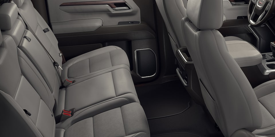 Side View of Grey Interior of the 2025 GMC Sierra 1500