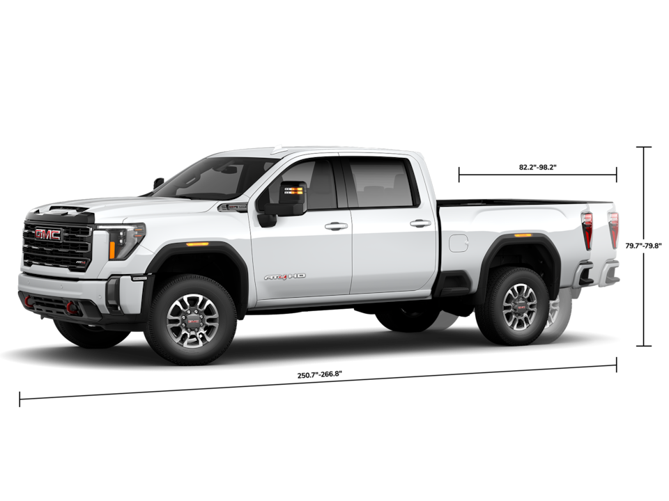 2024 GMC Sierra HD AT4 2500 specs.