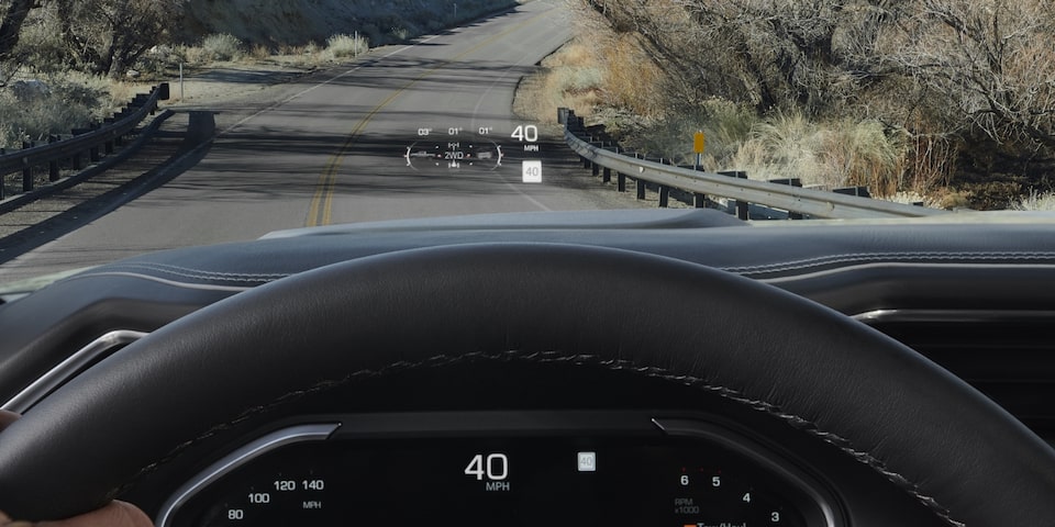 2024 GMC Sierra HD Denali HUD.