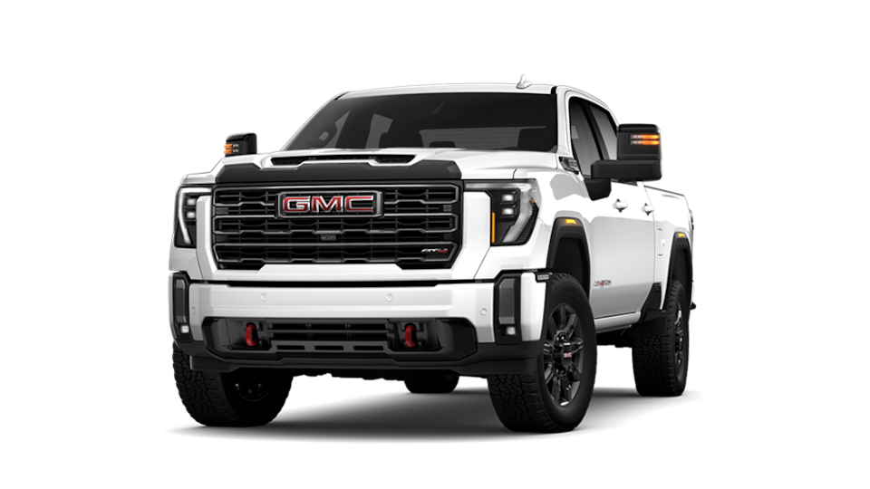 GMC Sierra 2500 AT4 2024 en blanc sommet.