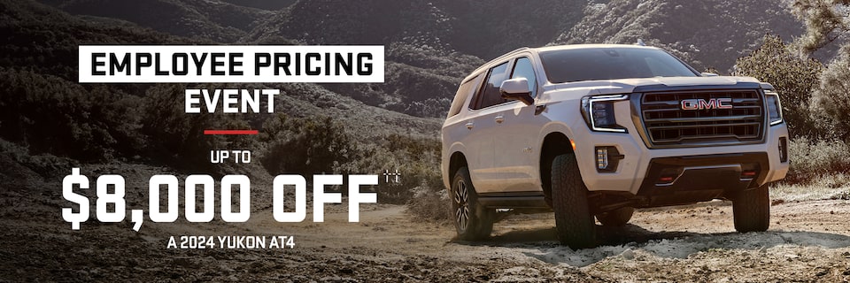 UP TO $8,000 OFF† SELECT 2024 YUKON MODELS