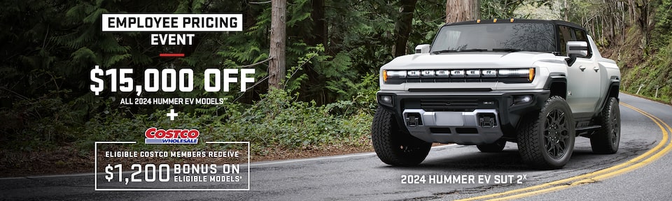 GET $15,000 OFF all 2024 Hummer EV models