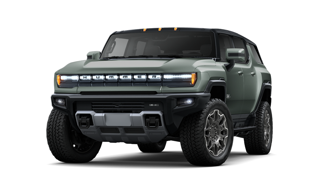 GMC HUMMER EV electric SUV combines the features of the HUMMER EV Pickup with the versatility of an SUV.