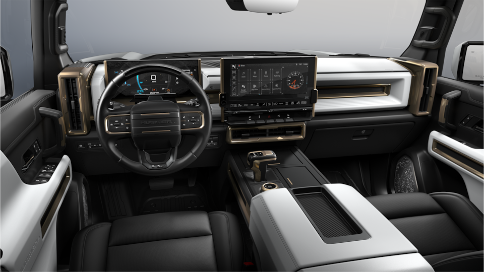 2024 HUMMER EV SUV interior in Lunar Horizon.