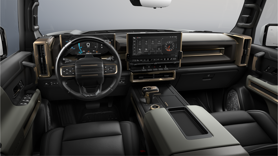 2024 HUMMER EV SUV interior in Lunar Shadow.