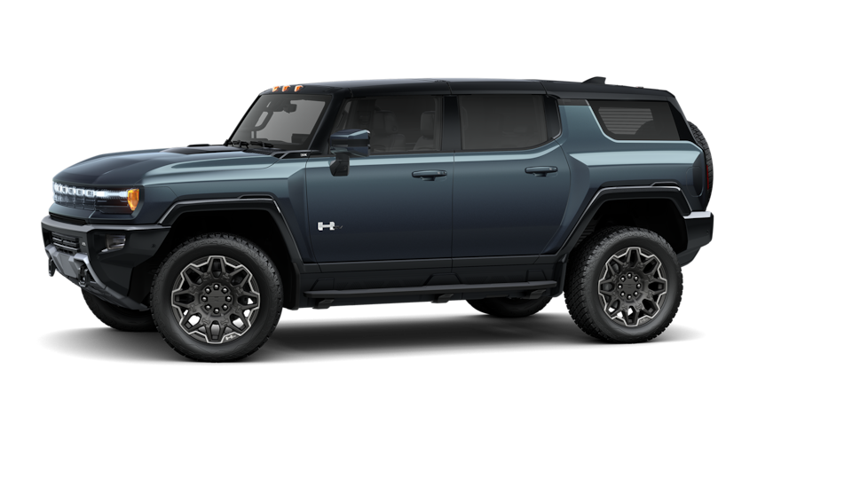 Side view of the 2025 GMC Hummer EV SUV 3X.