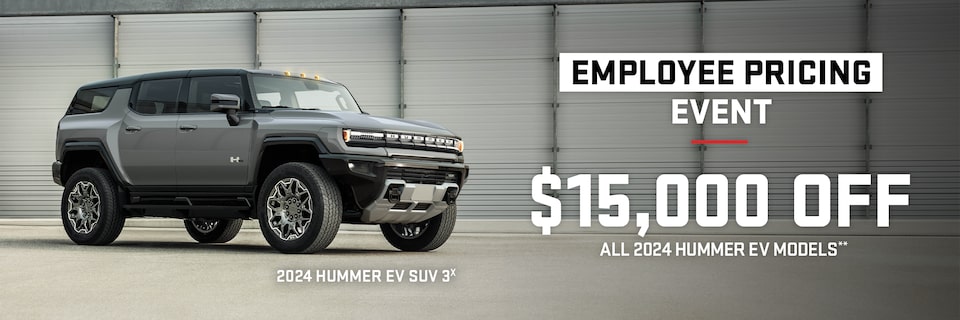 GET $15,000 OFF all 2024 Hummer EV models