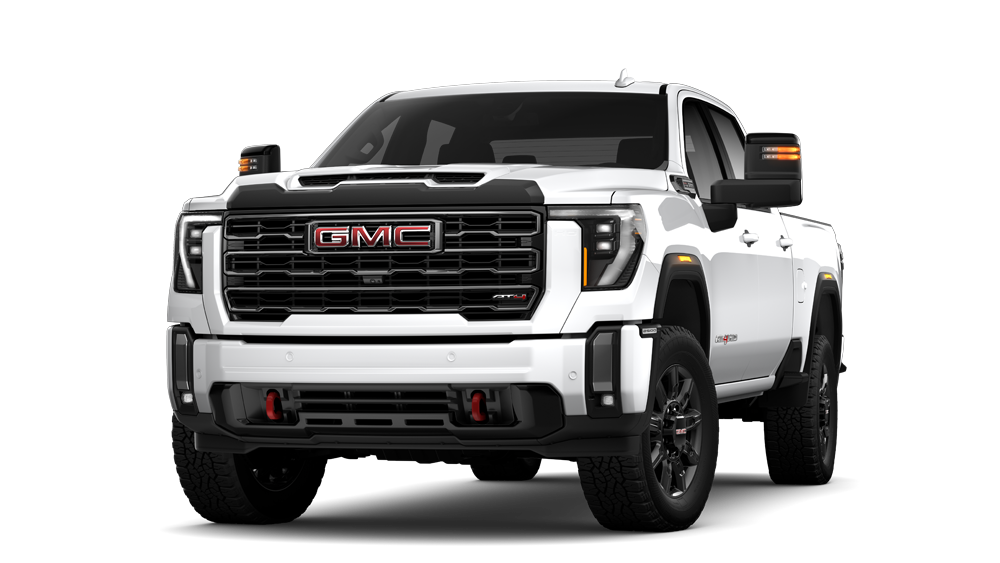  2024 Sierra HD 2500 AT4 in Summit White.