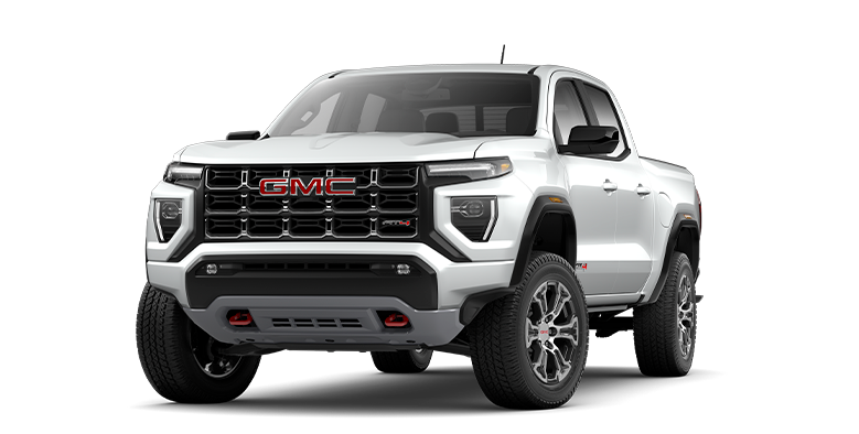 2024 GMC Canyon AT4 in Summit White.