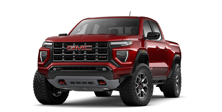 2024 GMC Canyon AT4X in Volcanic Red.