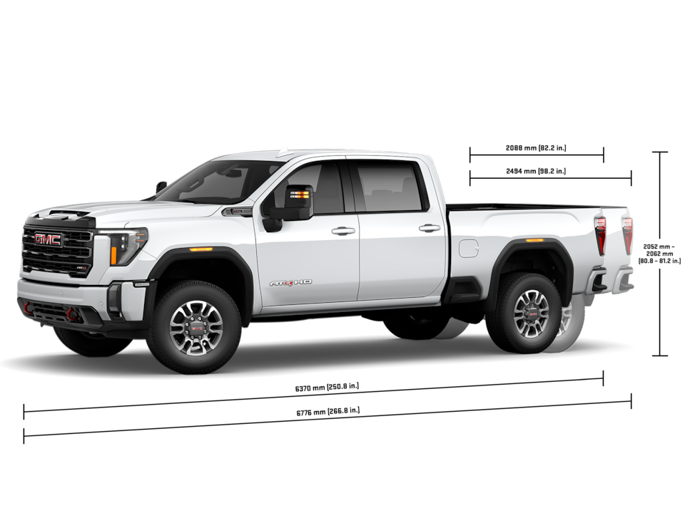 2024 GMC Sierra HD AT4 3500 specs.