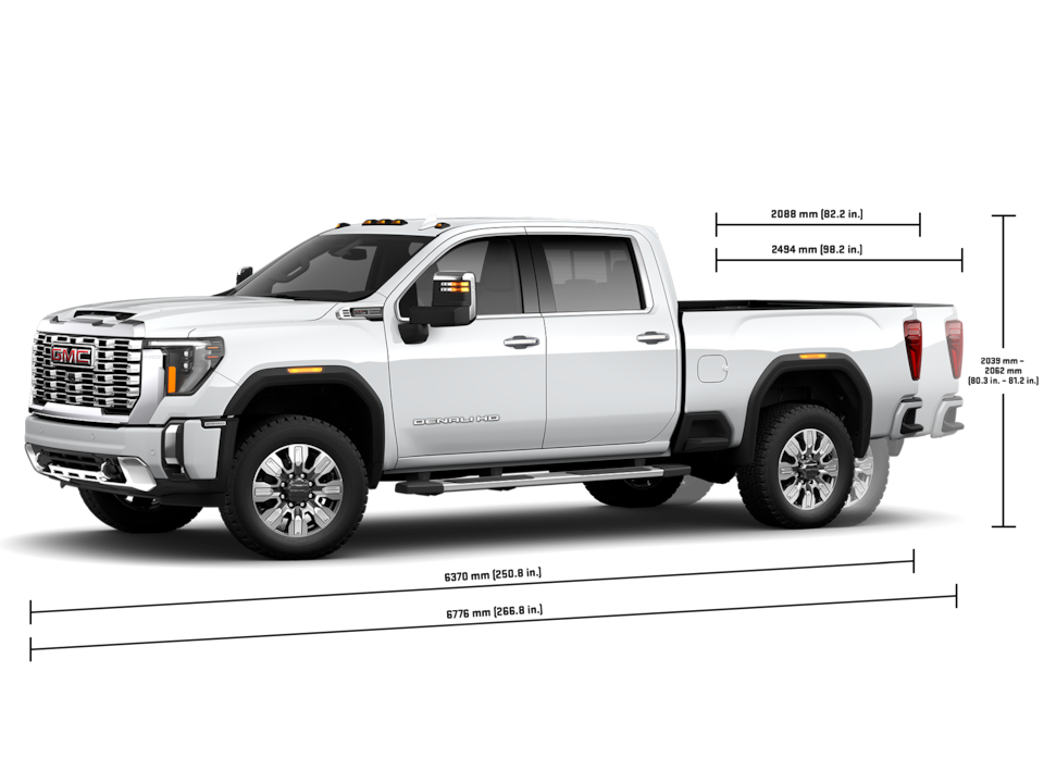 2024 GMC Sierra HD Denali 2500 specs.