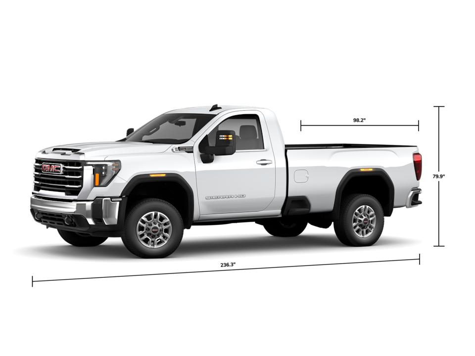  2024 GMC Sierra HD 2500 Regular Cab specifications.