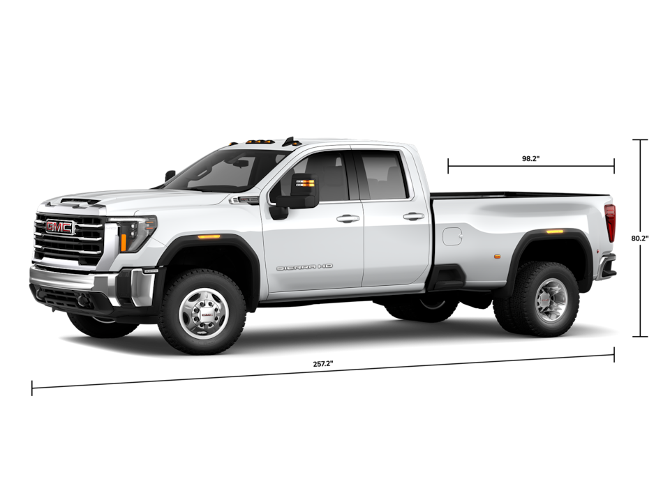  2024 GMC Sierra HD 3500 Double Cab specifications.