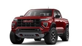 2024 GMC Canyon AT4X in Volcanic Red.