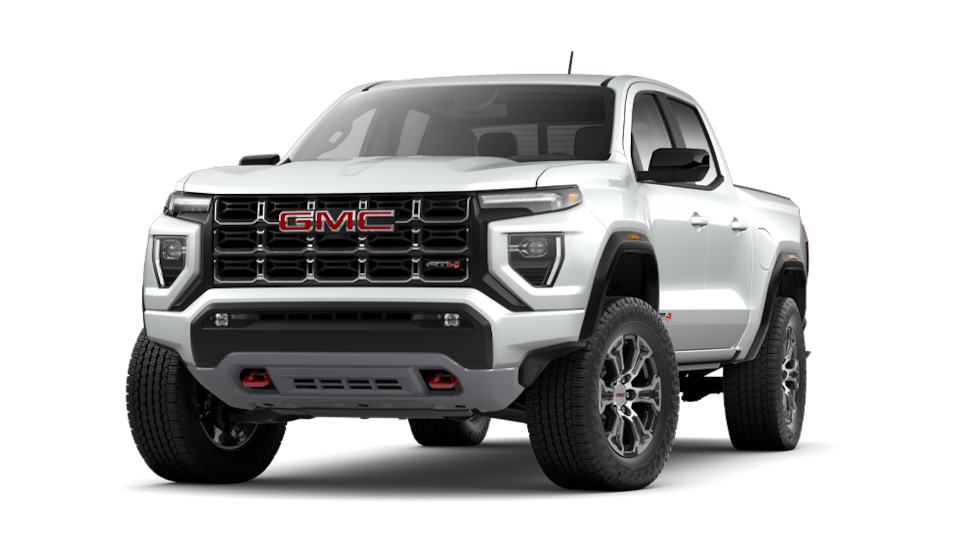 2025 GMC Canyon AT4 front-side angle.