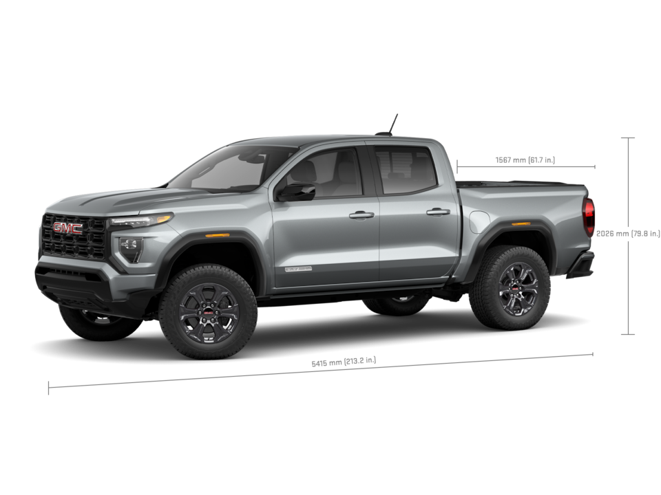 Side view of the 2025 GMC Canyon Elevation.