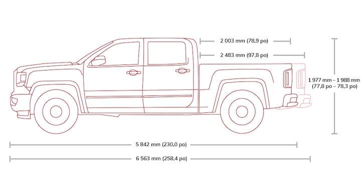 Gmc Sierra 2500 Bed Dimensions