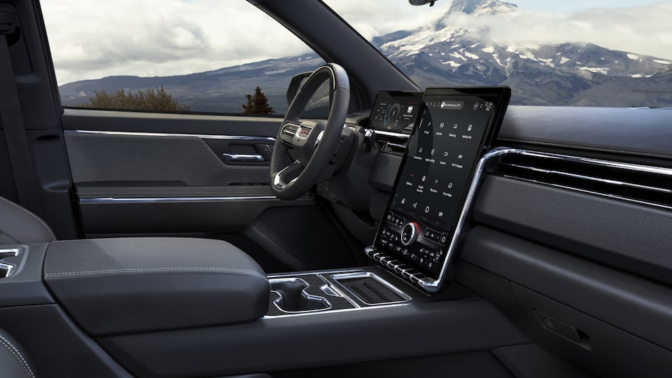 A Passengers View of the Interior of the GMC Sierra EV Denali Edition 1